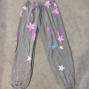 Kids Super Soft Starry Gray Sweatpants